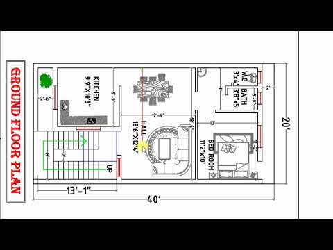 20X40 FT LATEST HOUSE FLOOR PLAN YouTube