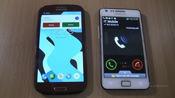 Double Over the Horizon Incoming call at the Same Time Samsung S3 android 11+Samsung s2 plus