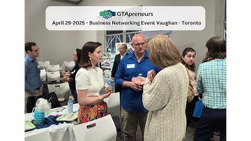 Apr 29-2025 GTApreneurs Business Networking Event Toronto