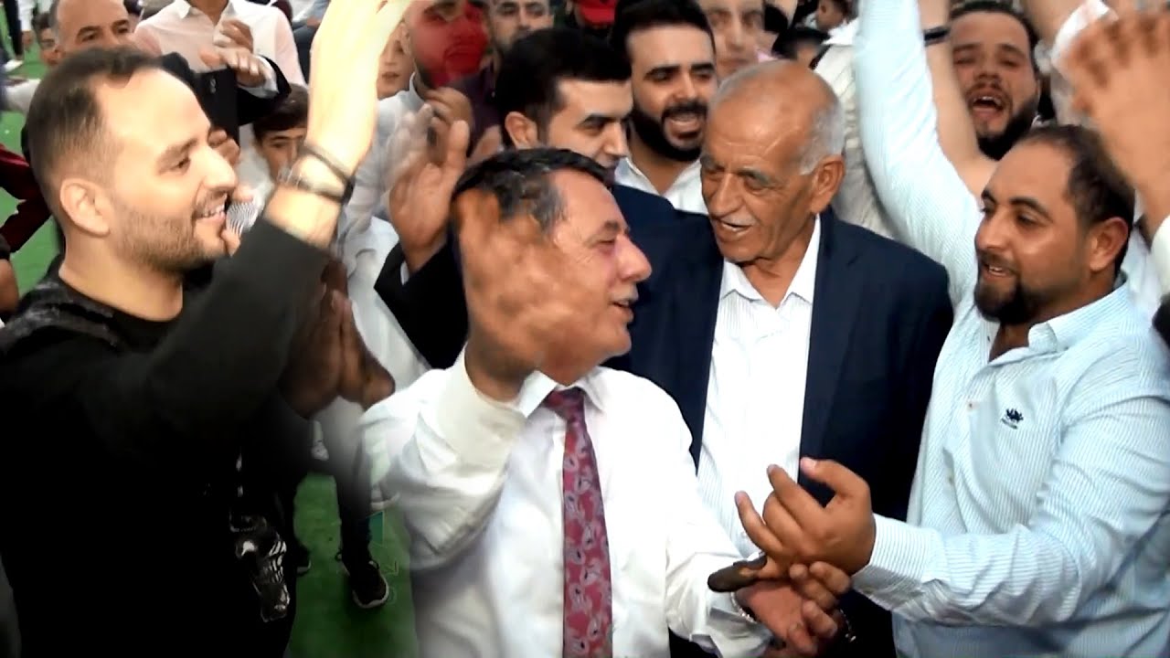 الحنة الرمثاوي مع عيسى السقار ( افراح الرشدان ) دبكة شمالية على الاصول | عرس ابراهيم الرشدان