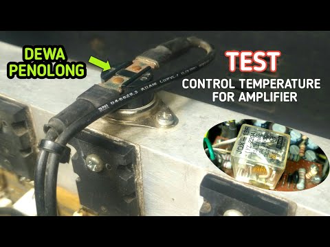 Test sensor suhu amplifier - control temperature amplifier