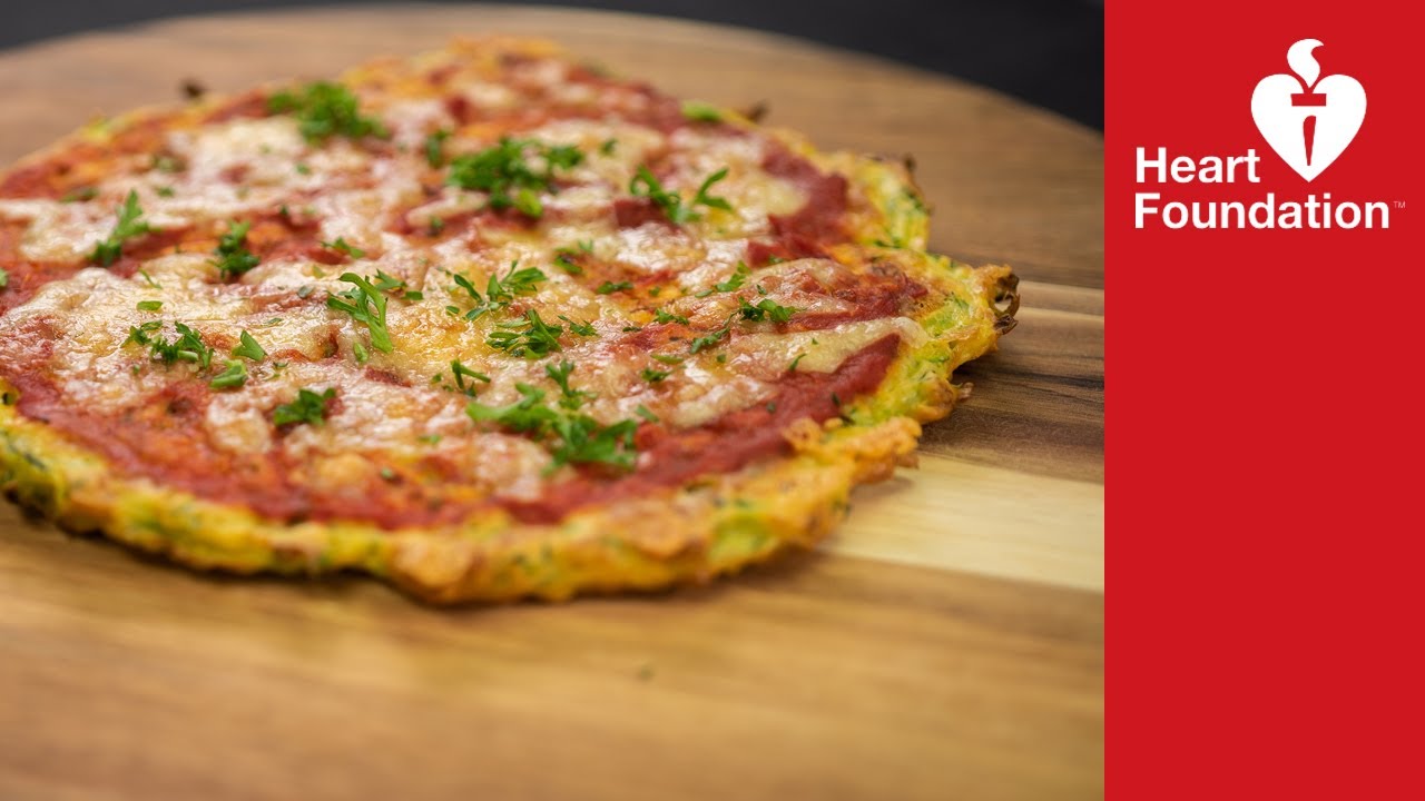 Courgette pizza | Healthy Recipes | Heart Foundation NZ - YouTube