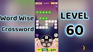 Word Wise Crossword Level 60 🧩 | Smart Crossword Puzzle Walkthrough | Go Answer