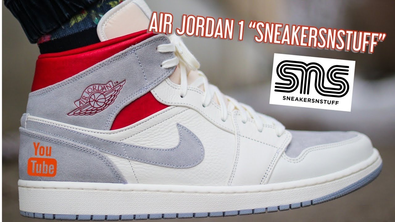 sneakersnstuff x air jordan 1 mid premium