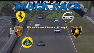 Track Race #31 | Exige cup260 vs LP560 vs 911 Turbo vs GT-R vs F460GT
