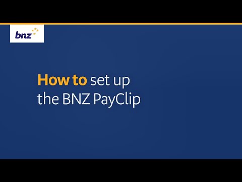 BNZ PayClip - how to set up your terminal
