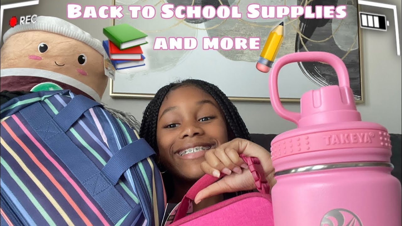 Back to school supplies and more !! 📚 ️💗 YouTube