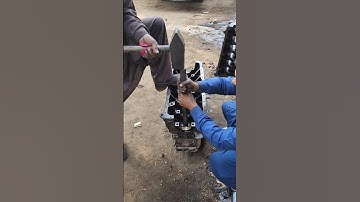 Engine Cylinder Sleeve Removing Process | Heavy Diesel Engine Repair by Expert Mechanic #short