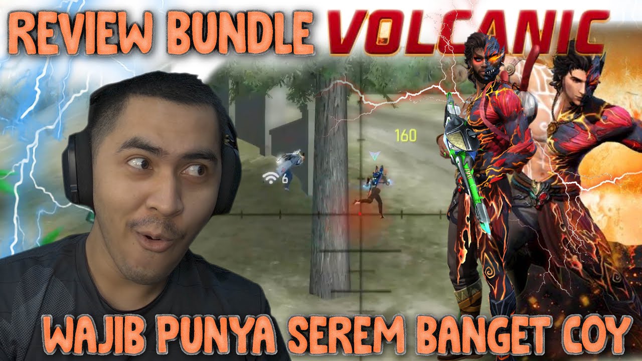GILA AUTO BOOYAH PAKE SET VOLCANIC !! APALAGI MODE NGENDOK RATA DONG 2 X BOOYAH