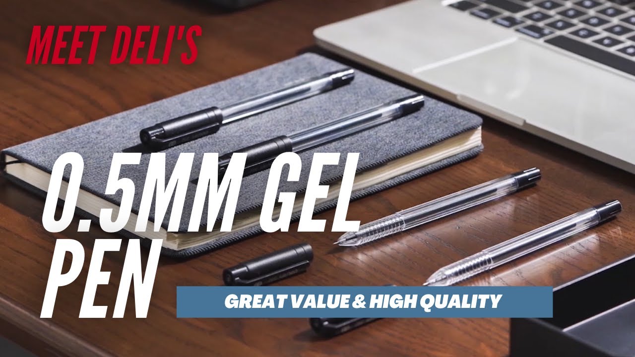 Deli Gel Pen 0.5mm by Deli, Your Best Mate! YouTube