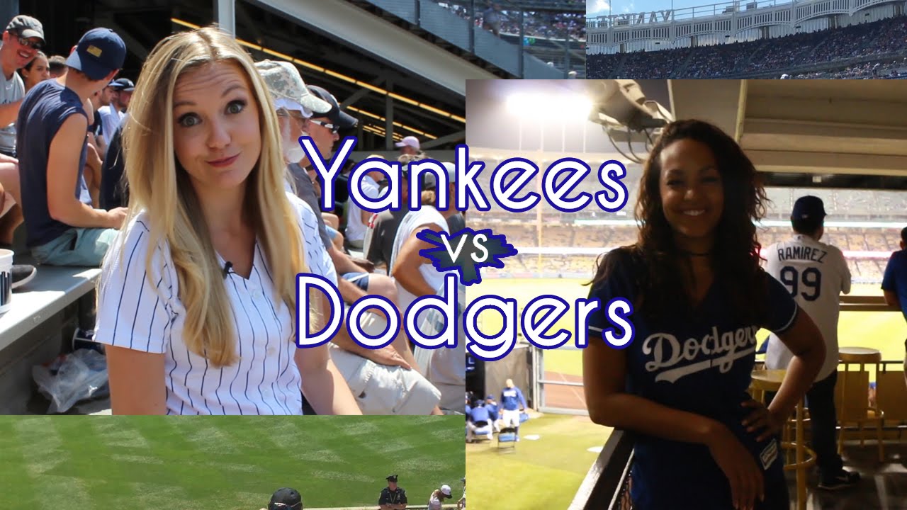 New York vs Los Angeles Yankees and Dodgers YouTube