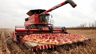 Craziests Harvesters! WHAT IF a Harvester was Made by Sony, Kyocera, Domino's Pizza, Starbucks, H&M?