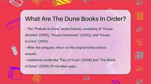 What Are The Dune Books In Order? - The SciFi Reel