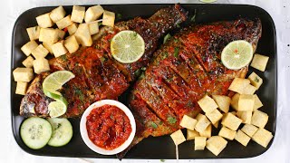 How to make GRILLED FISH AND YAM