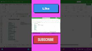 Sort text by length #howtoincreaseviewsonyoutube #excel #youtubeviews #learn #officesoftware