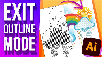 How to Get Out of Outline Mode in Adobe Illustrator