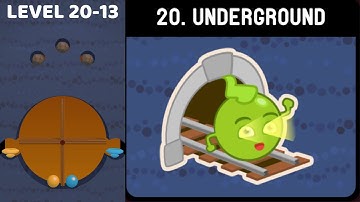 Dig it! Chapter 20 Underground  -  Level 20-13 - Solution