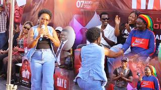 Sister Charity & Rasta Charz Made History At Ray G's Press Conference Mbarara - Amufukamire Enduru..