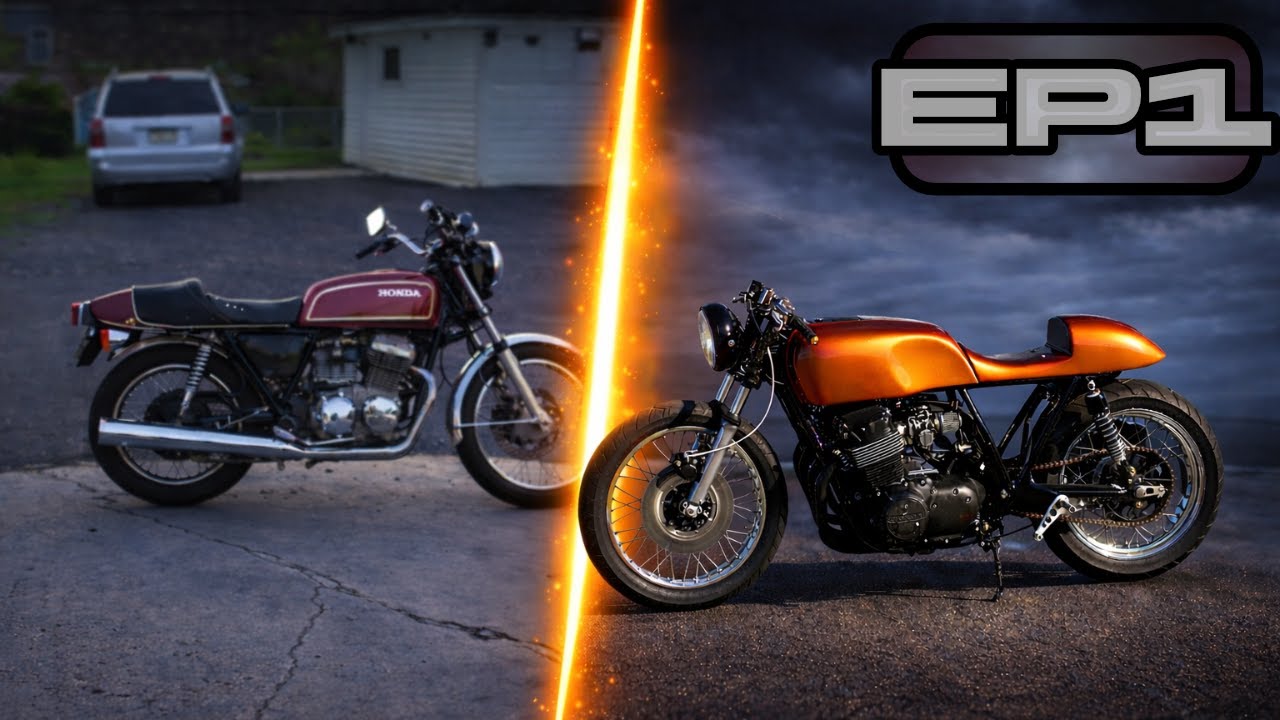 Введение в мой мотоцикл CB750 Cafe Racer; Проект «Шумовое загрязнение», эпизод 1.