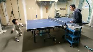 Table Tennis Training Forehand Multiballs