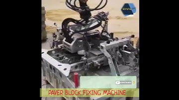PAVER BLOCK FIXING MACHINE| SMART WORK | NEW TECHNOLOGY |👷‍♂️
