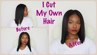 Struggle Series: Cutting My Own Hair | Sekoya Hicks