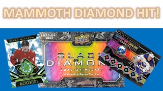 MAMMOTH Diamond Rookie Card Hit! 2023-24 Upper Deck Black Diamond Hockey