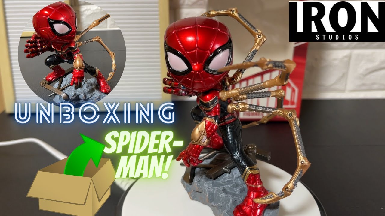 Iron Spider Minico PVC Statue UNBOXING 