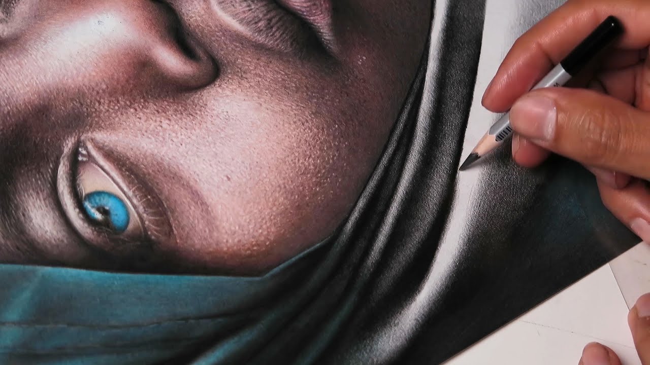 Assim ficou mais fácil! (Misturando grafite com lápis de cor)