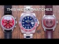 This Weeks Watches - White Gold Rolex GMT, TAG Heuer Carrera Red, Fears/CW Jump Hour &amp; More [EP115]