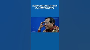 Mahfud hingga Eks Kapolri Bakal Masuk Komite Reformasi Polri Prabowo