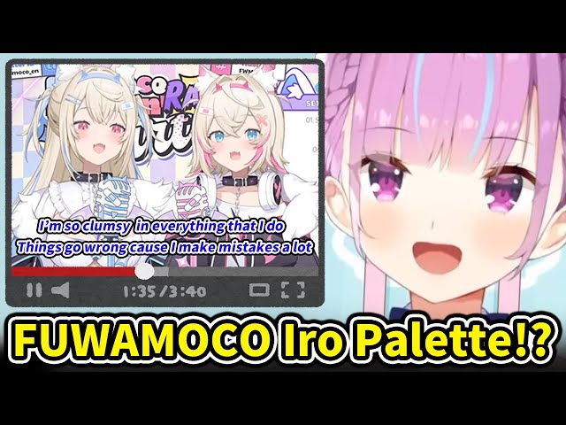 Aqua Thought FUWAMOCO's Aqua Iro Palette (English Ver.) Was The Original One【Hololive/Eng sub】 class=