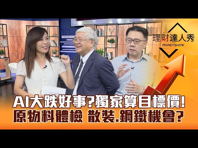【理財達人秀】AI股大跌能撿？杜金龍獨家算目標價！官股.投信國家隊護盤 跟單誰？恆大破產人行撒錢 原物料蠢動 散裝.鋼鐵波段訊號？｜李兆華、杜金龍、林信富《理財達人秀》2023.08.18