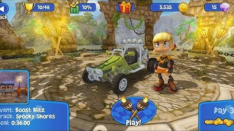 Beach buggy racing daily chalenge day 3 gameplay walkthrough( android & ios )