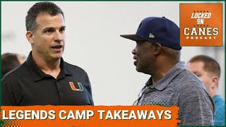 Observations at Miami Legends Camp 🏈🏆 Top Recruits & Former Hurricanes 