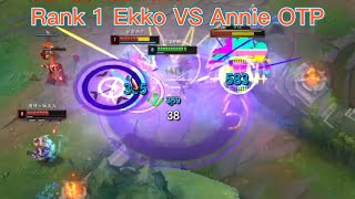 Rank 1 Ekko: This Annie OTP Plays Well But I'm Better !