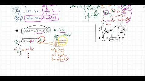 Math 5B Section 7.5(4)Strategy for Integration