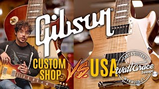 Comparing the Gibson Custom Shop Les Paul Reissues VS Gibson USA Les Paul Standards. Any difference?