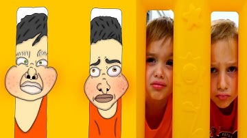 Vlad and Nikita - Funny Stories with Toys Drawing Meme | Vlad and Niki Funny Drawing Meme 