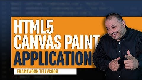 HTML5 Canvas Paint Application in JavaScript