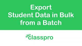 Famous Export Student data in bulk from a Batch Net Worth