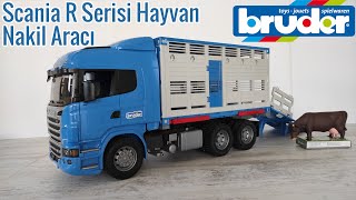 Bruder Scania R Serisi Hayvan Nakil Aracı kutu açılışı ve inceleme videosu
