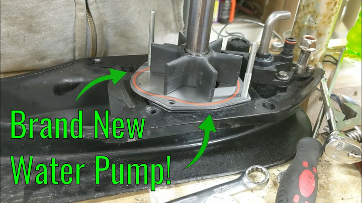 Alpha one gen 2 water pump replacement