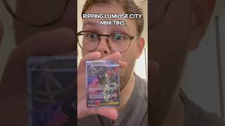 RIPPING LUMIOSE CITY MINI TINS (part 4) #shorts #pokemon #pokemoncards