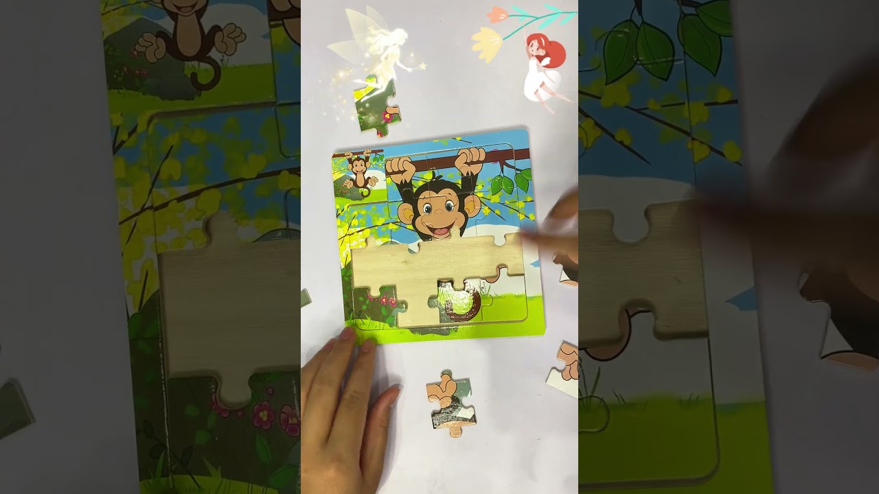 Swinging Monkey Puzzle Set: Fun in the Trees! 