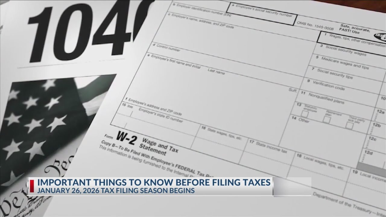 Important things to know as 2026 tax filing season begins - YouTube