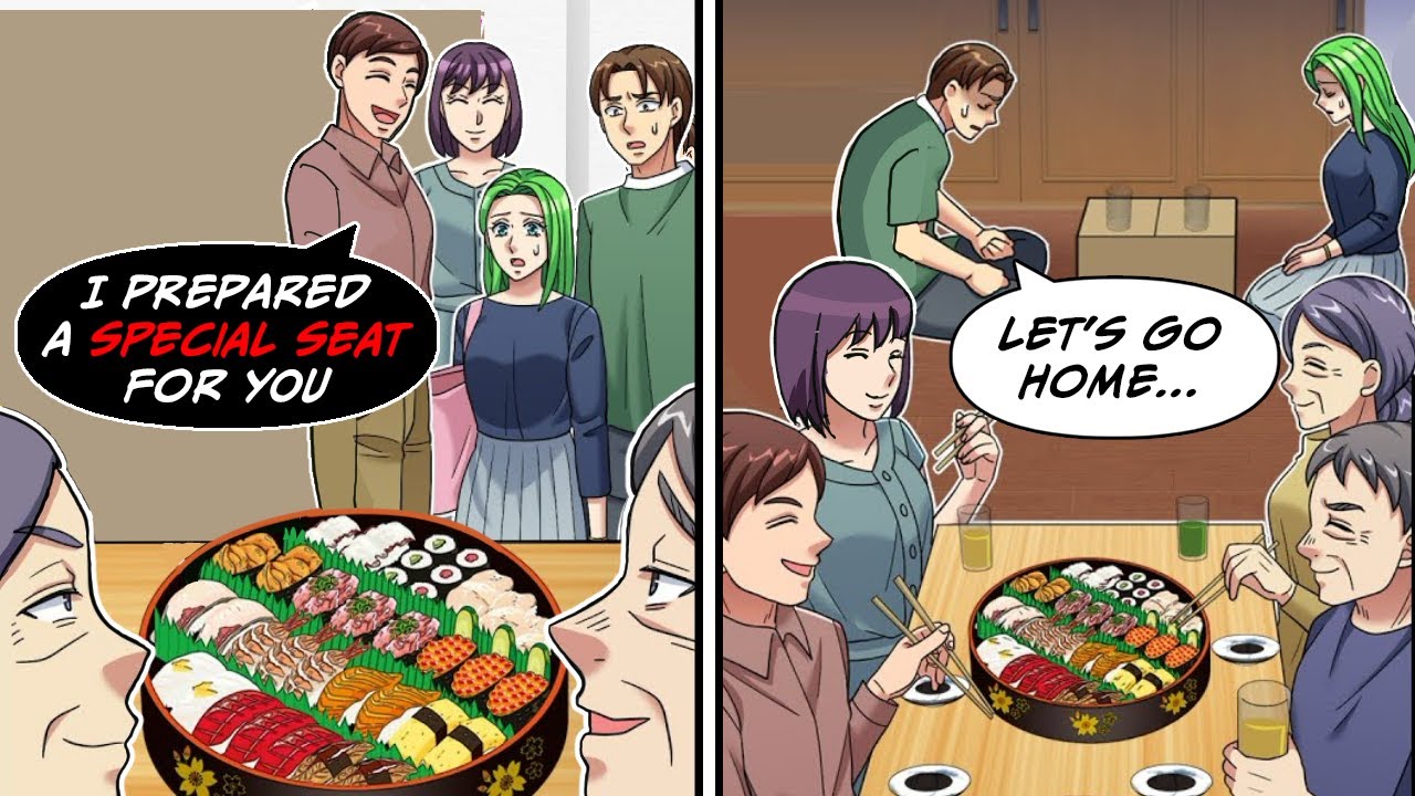 When we visited my in-laws, they had only ordered sushi for themselves and...