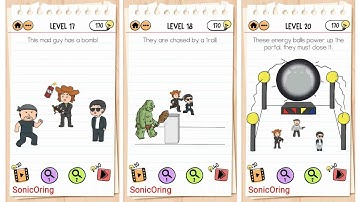 Brain Test 2 Smith and Joe Part 2 Level 16 17 18 19 20 Walkthrough