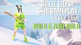 New BILLIE EILISH Skin Gameplay 18 Kill Game in Fortnite | Festival Pass