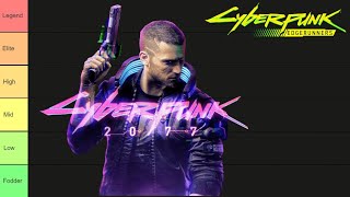 Cyberpunk Strength and Power Tier List